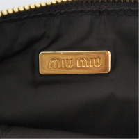 Miu Miu Clutch Bag Leather in Brown