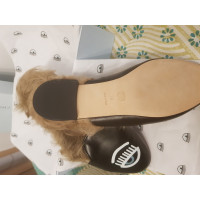 Chiara Ferragni Slippers/Ballerina's Bont in Zwart