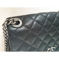 Chanel Flap Bag Leather in Black