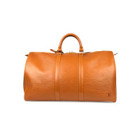 Louis Vuitton Keepall 50 aus Leder in Orange