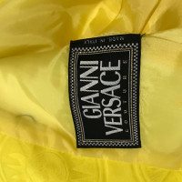 Gianni Versace Blazer en Coton en Jaune