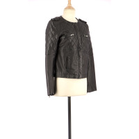 Comptoir Des Cotonniers Giacca/Cappotto in Pelle in Nero