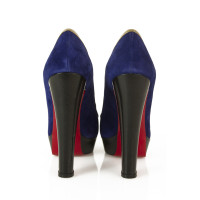 Christian Louboutin Pumps/Peeptoes Suede in Blue