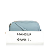Mansur Gavriel Shoulder bag Leather in Blue