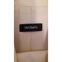 Max & Co Anzug aus Baumwolle in Creme