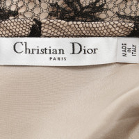 Christian Dior Gonna in pizzo nero