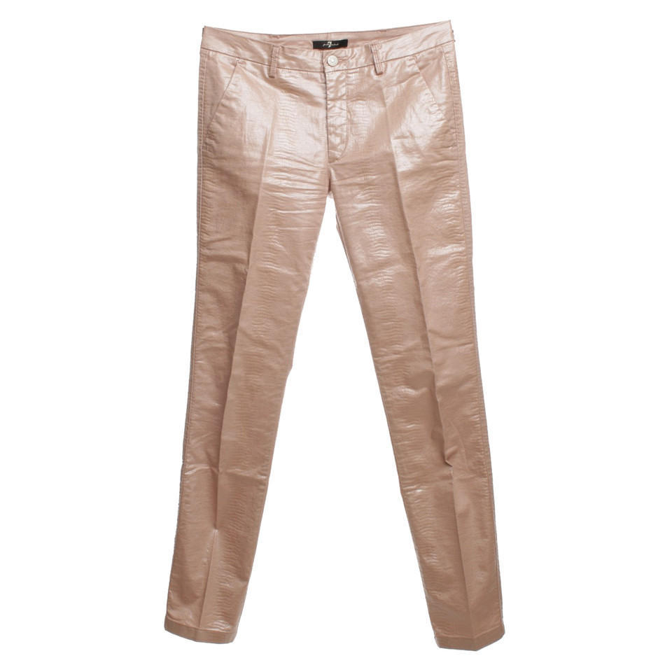7 For All Mankind Trousers in Rosé
