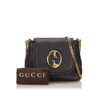 Gucci 1973 Shoulder Bag Mini en Cuir en Noir
