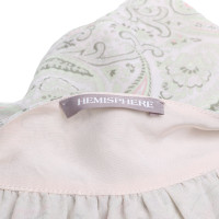 Hemisphere Silk blouse with pattern