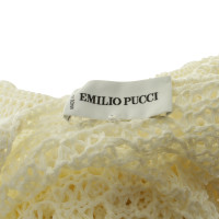 Emilio Pucci Strickkleid in Cremeweiß