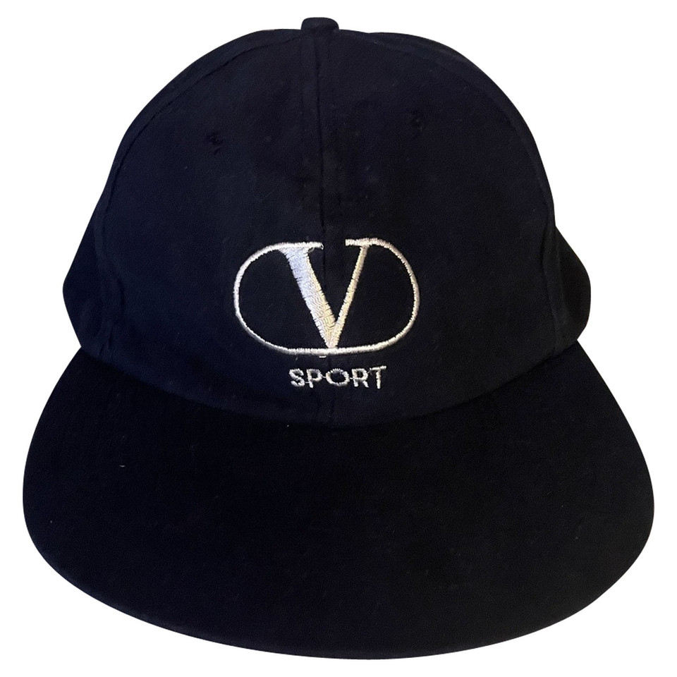 Valentino Garavani Hut/Mütze aus Baumwolle in Blau