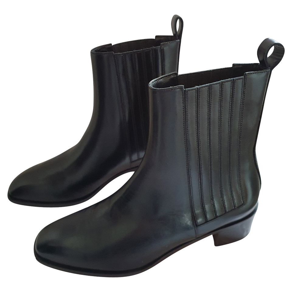 Aeyde Bottines en Cuir en Noir