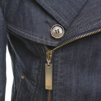 Armani Jeans Giacca/Cappotto in Cotone in Blu