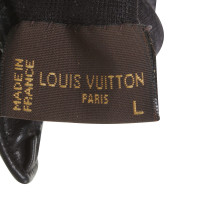 Louis Vuitton Gants en cuir noir