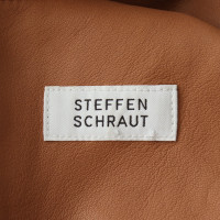 Steffen Schraut Lederkleid in Braun