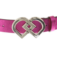 Dsquared2 Leather Belt in Pink