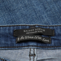 Maison Scotch Jeans aus Baumwolle in Blau
