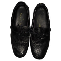 Valentino Garavani Snake leather moccasins