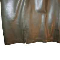 Versace Leather skirt