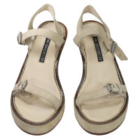 Ann Demeulemeester Sandalen Suède in Beige