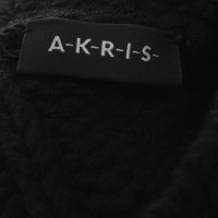 Akris Knit dress in grey and black 