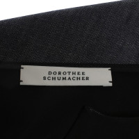 Dorothee Schumacher Jean jurk in donkerblauw / zwart