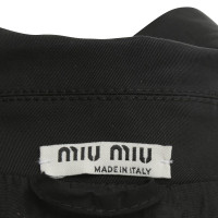 Miu Miu Coat in zwart