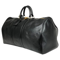 Louis Vuitton Keepall 55 Leather in Black