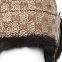 Gucci Mütze mit Guccissima-Muster