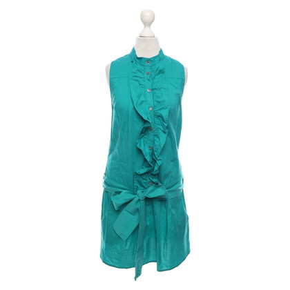 Patrizia Pepe Dress Cotton in Turquoise