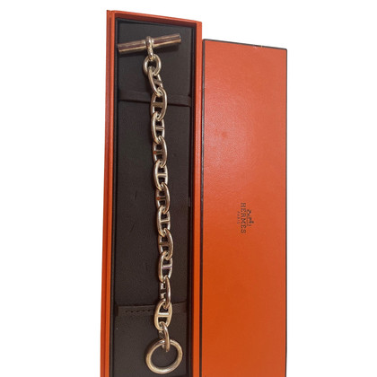 Hermès Armband Chaine d'Ancre aus Silber in Grau