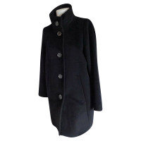 René Lezard Veste/Manteau en Laine en Noir