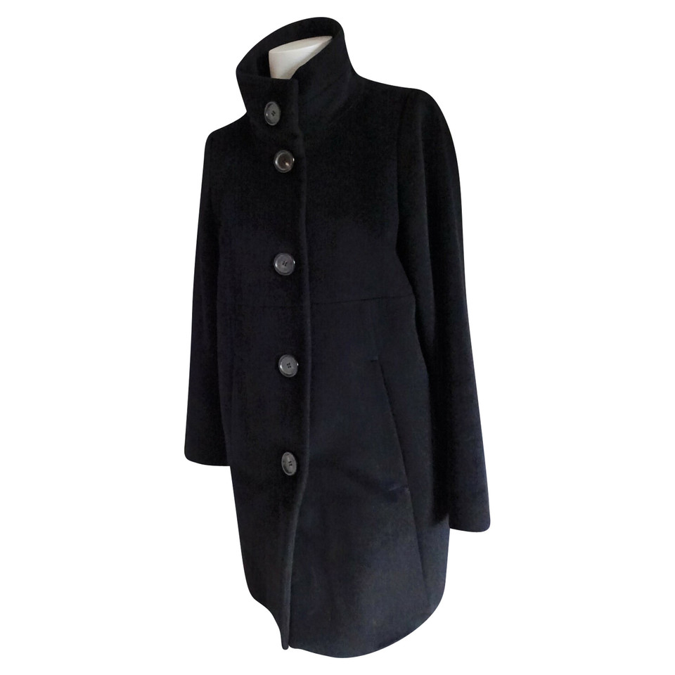 René Lezard Jacket/Coat Wool in Black
