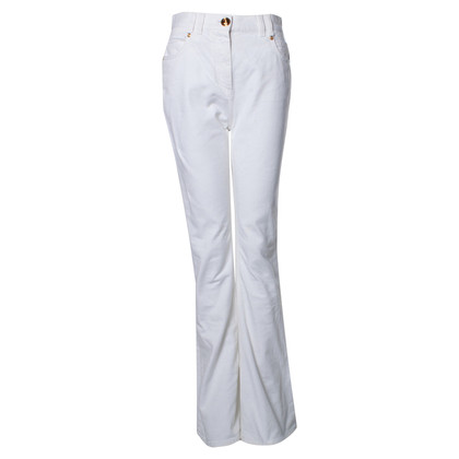 Balmain Jeans aus Baumwolle in Weiß
