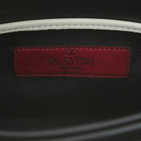 Valentino Garavani clutch in zwart / White
