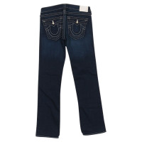 True Religion Jeans in Cotone in Blu