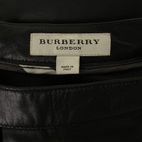 Burberry MIDI skirt in black leather