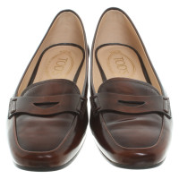 Tod's Moccasins in bruin