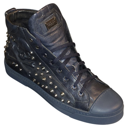 Philipp Plein Trainers Leather in Blue