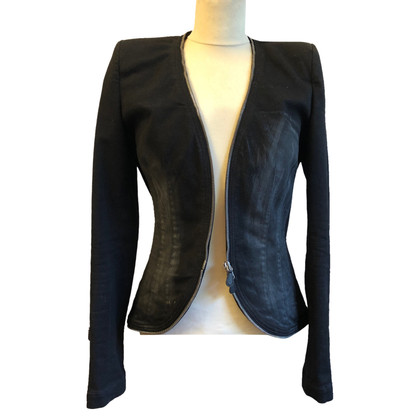 Alexander McQueen Jacket/Coat Cotton in Black
