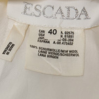 Escada Crème-kleurige capri broek