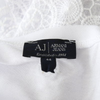 Armani Jeans T-shirt con pizzo