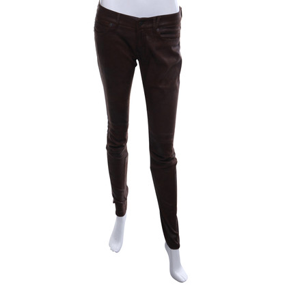 Drykorn trousers in leather look