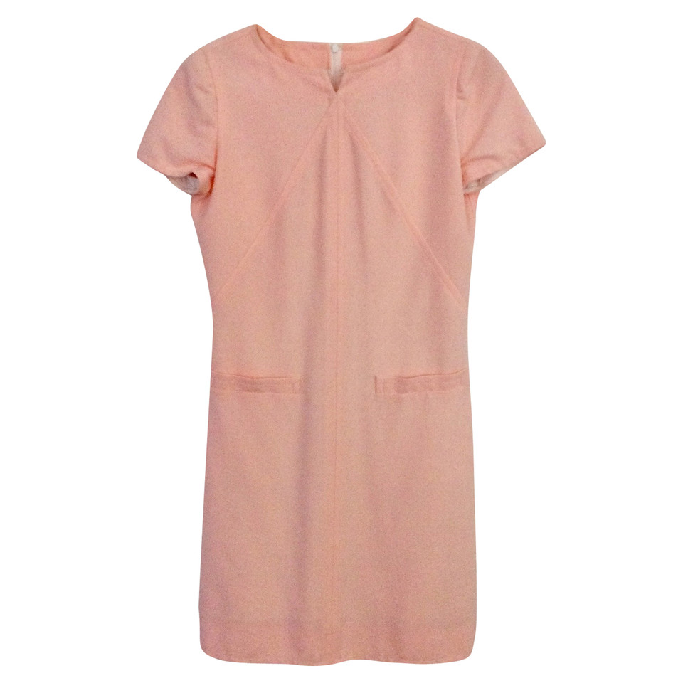 Courrèges Kleid aus Baumwolle in Rosa / Pink