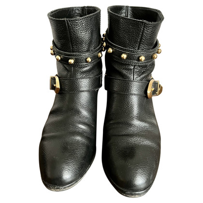 Moschino Cheap And Chic Ankle boots Leather in Black