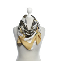 Moschino Silk scarf with logo motif