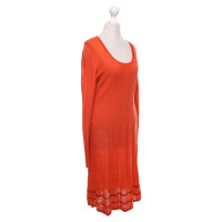 Missoni Gebreide jurk in Orange