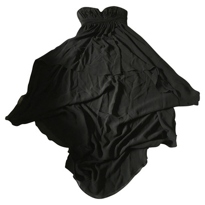 Saint Laurent Kleid aus Seide in Schwarz