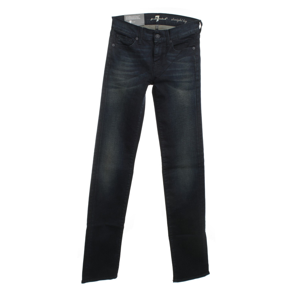 7 For All Mankind Jeans in donkerblauw