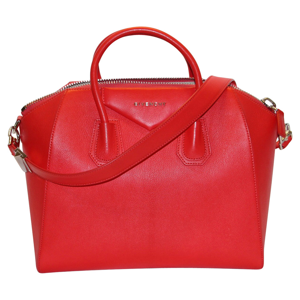 Givenchy Antigona Medium Leather in Red